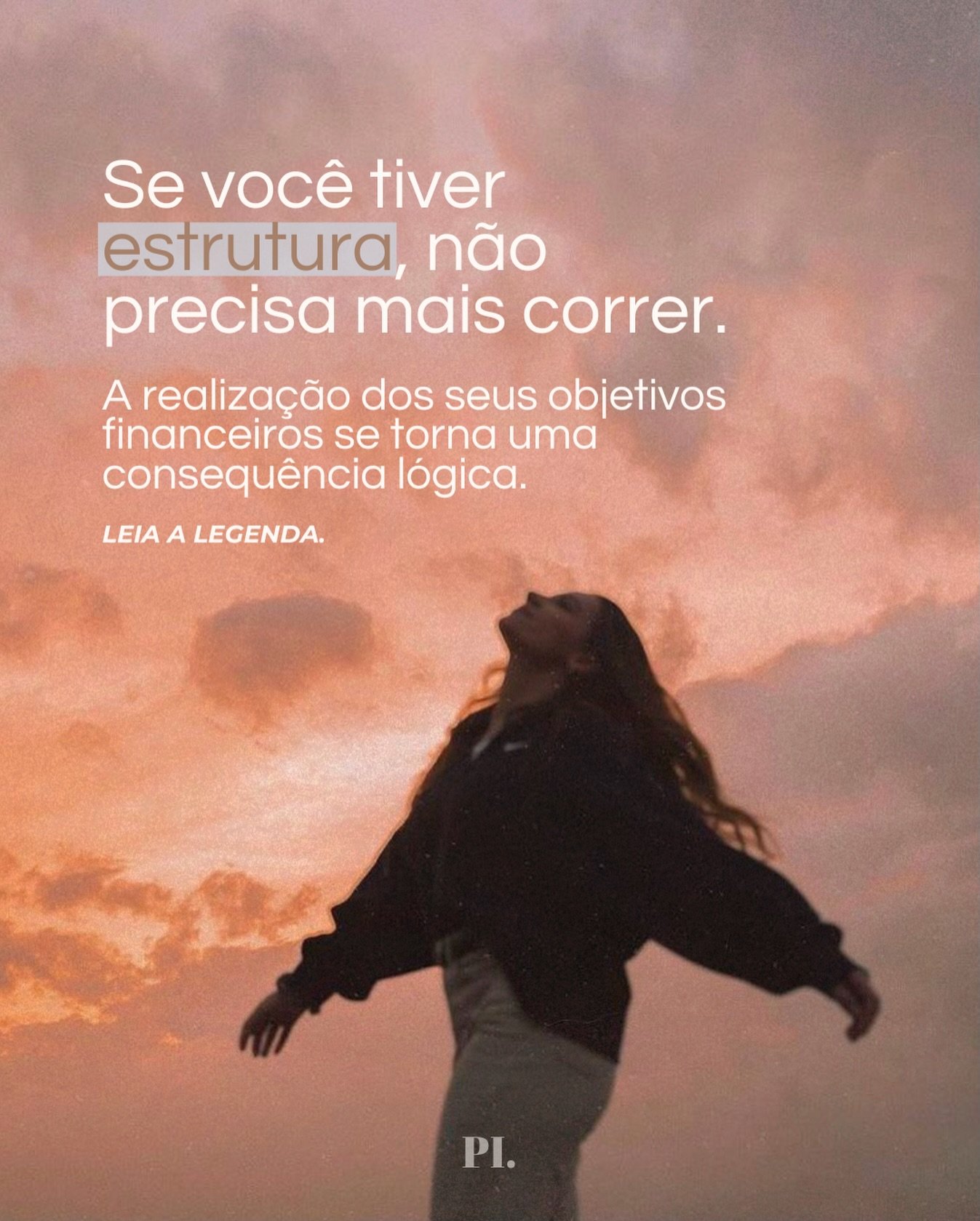Você aprendeu a correr, a apagar incêndios, a dar conta, a sobreviver.Mas ninguém te ensinou a construir chão: o tipo de segurança que não depende de sorte, de alguém, ou de um bom mês.E você constantemente se cobra:😵‍💫 Eu preciso ser mais disciplinada
😵‍💫 Eu preciso cortar mais gastos
😵‍💫 Eu preciso aumentar a minha rendaQuando na verdade, você já está exausta, sem fôlego até para respirar.E se houvesse outro caminho?Um caminho leve e que você consegue sustentar 🍃Onde você se sente saciada, dá passos com confiança e com a cabeça calma. 💆‍♀️ Sem afobação!A realização dos seus objetivos financeiros se tornam uma consequência lógica ✨Pois com estrutura, você tem chão.Isso é um sonho? Não.Esse caminho existe e ele está esperando por você.📆 No dia 19/01 eu vou te mostrar a estrutura de previsibilidade que está faltando na sua vida financeira (faltam 4 dias).Para saber todos os detalhes…💬 Comente a palavra: GRUPOEu vou te enviar o convite do grupo exclusivo para que você possa ter acesso a benefícios que não serão divulgados em nenhum outro lugar.